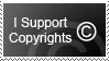 I Support Copyrights Stamp