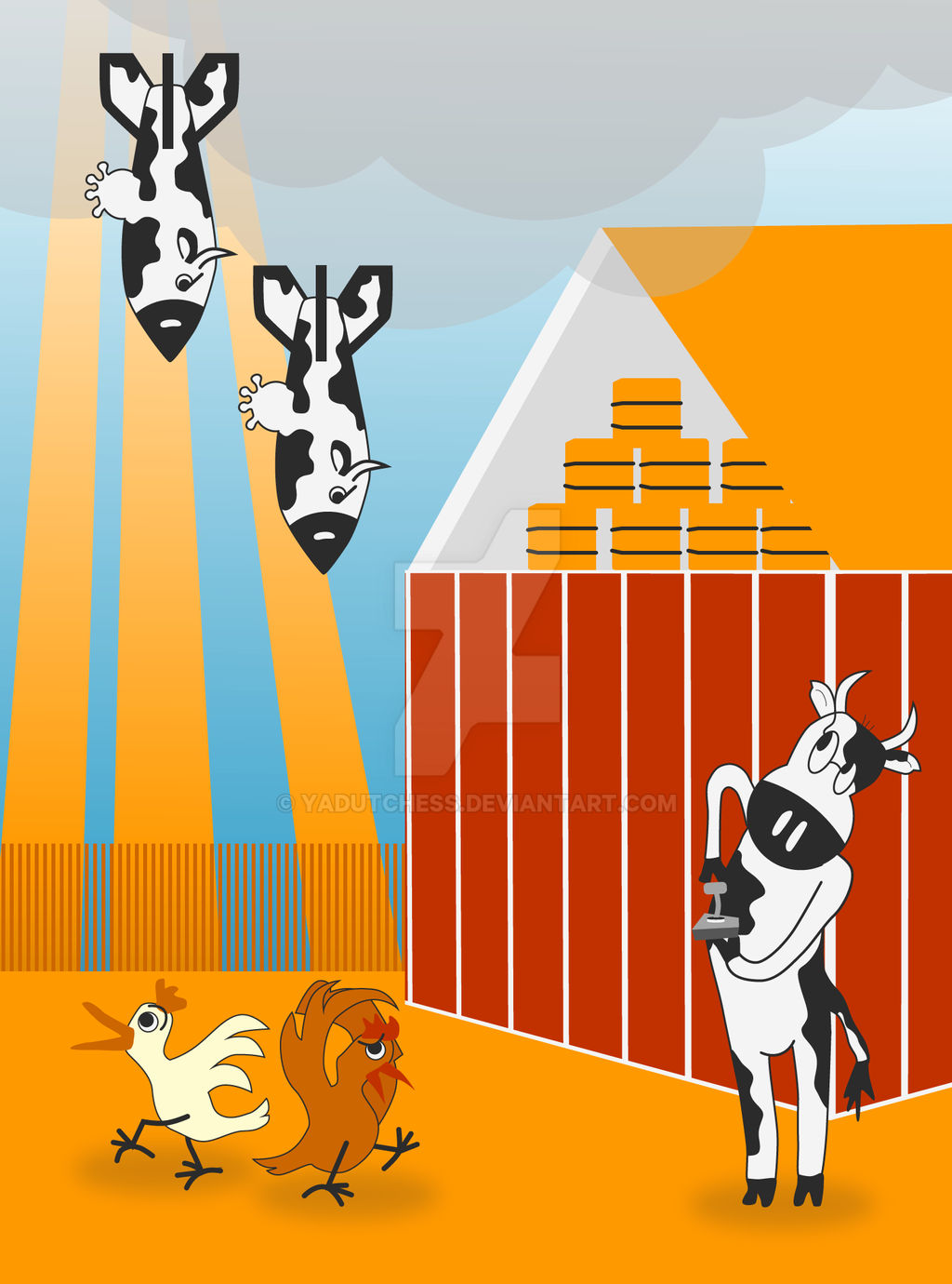 Disoriented Draw Ballistic Cow Disorientation - Draw Random by yadutchess on DeviantArt