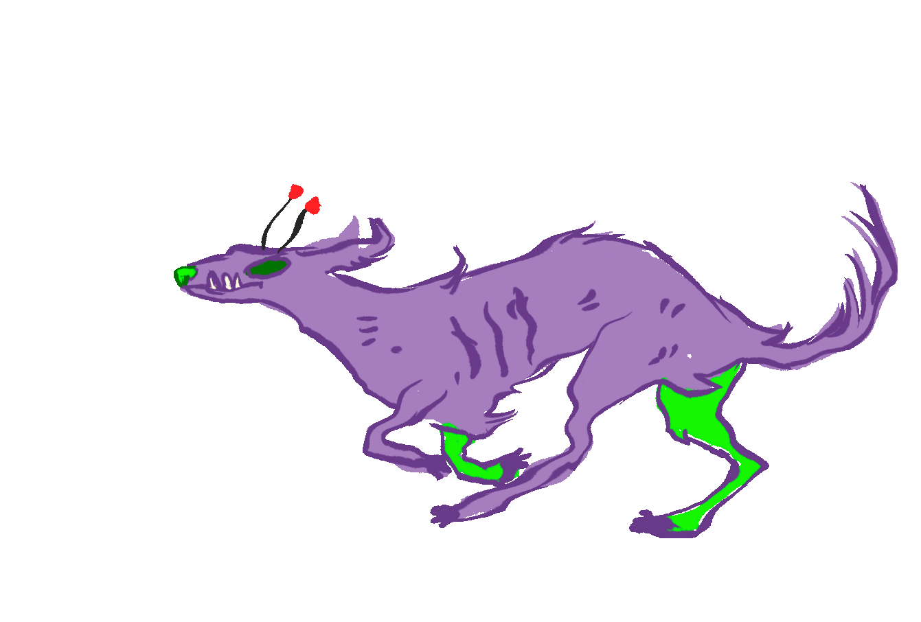 alien dog escapes the earth by Dintrum on DeviantArt