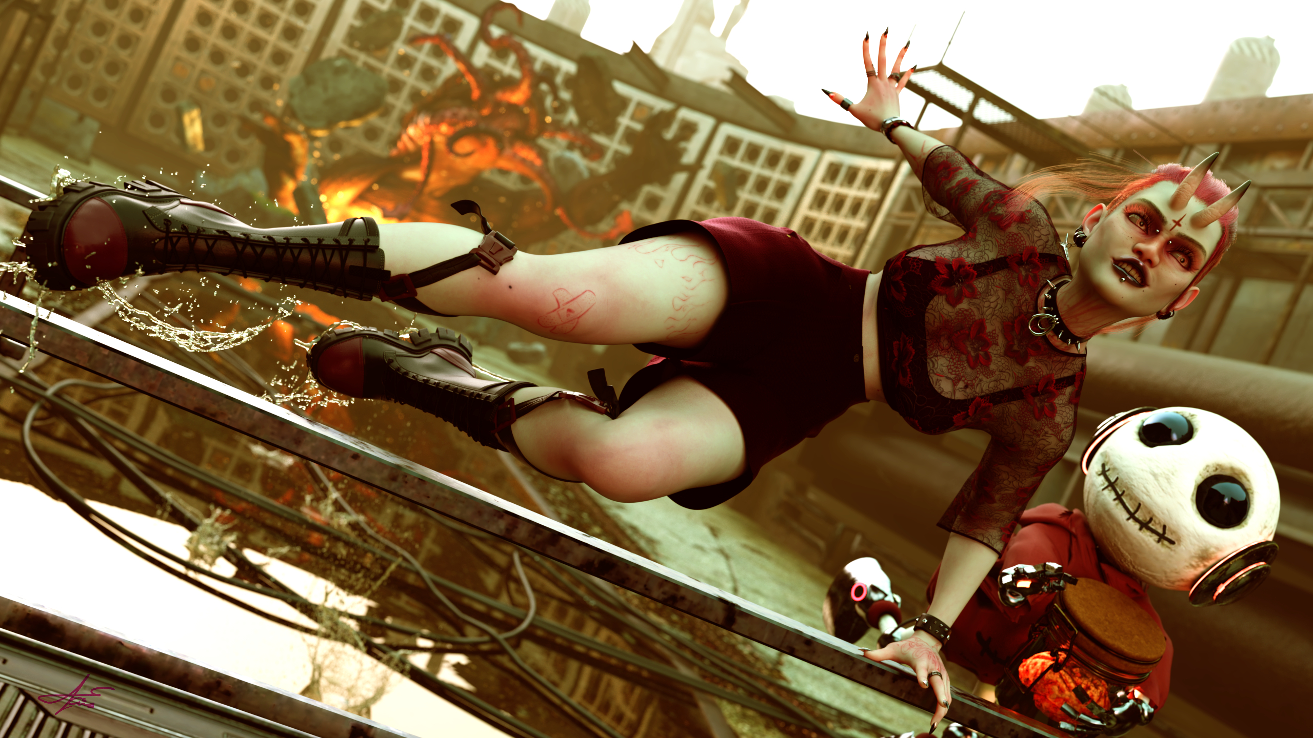Lilith-n-Mori: Quarantine Zone 33