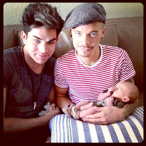 Saulbert with child