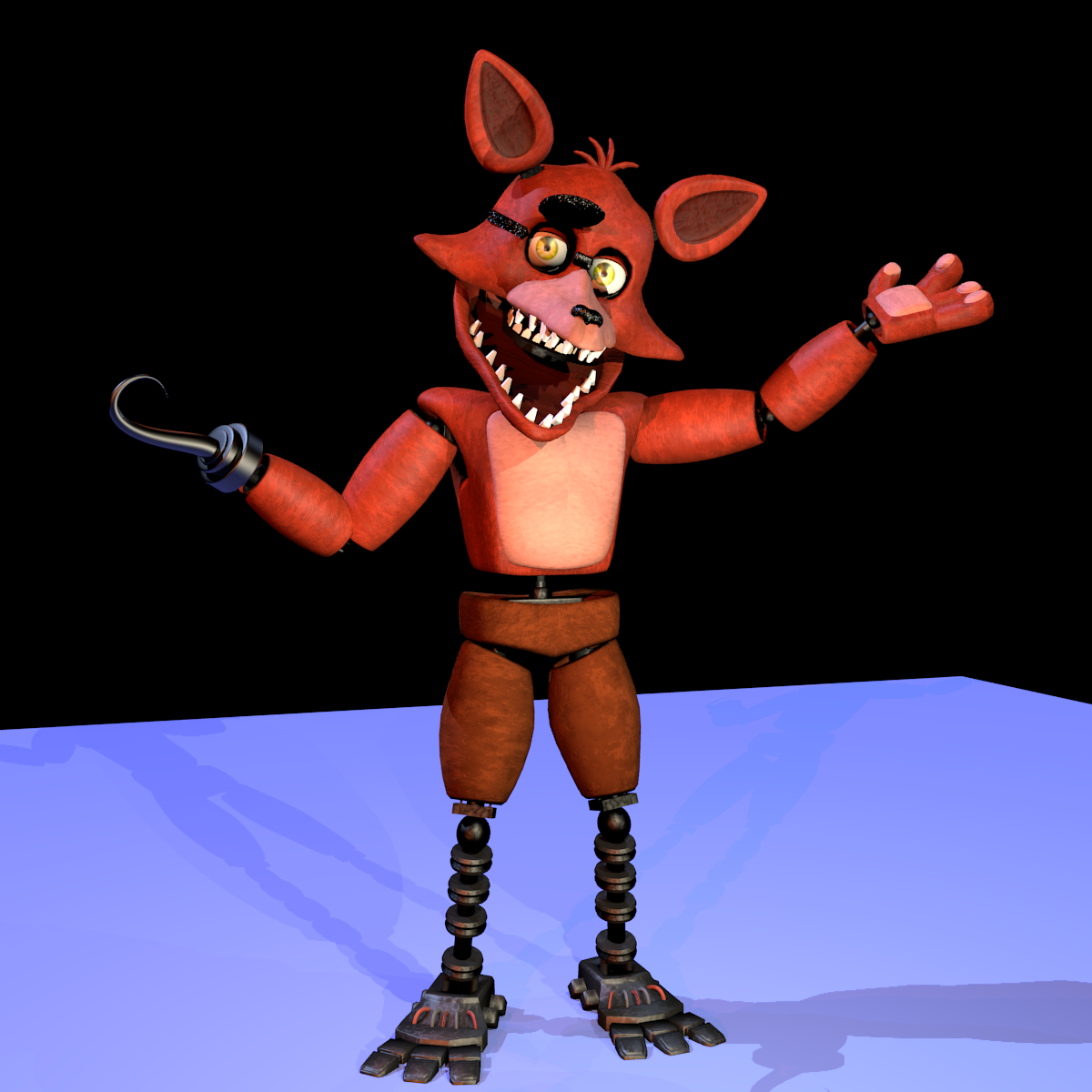 Withered Foxy has been fixed! Unwithered Foxy! (FNaF 2 Mod) 