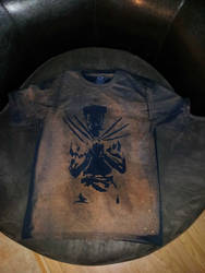 Wolverine Bleach Stencil Shirt