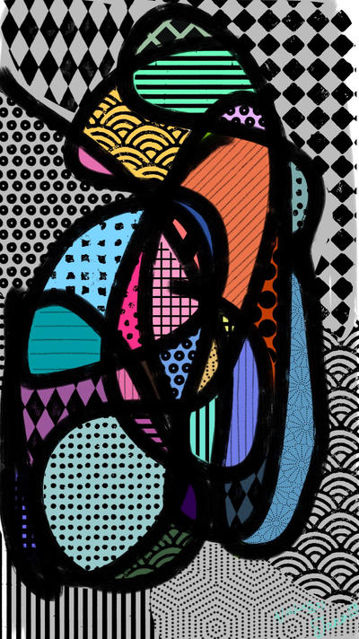 Errant Pattern Erratic Patterns (colored version with outline) by ErurainaEdhel on ...