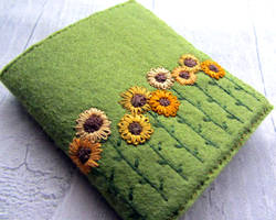 Sunflower Needle Book