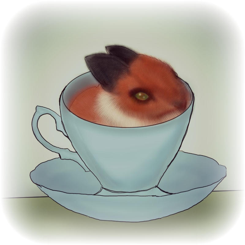 Fobbit in a teacup by Everydayamazon on DeviantArt