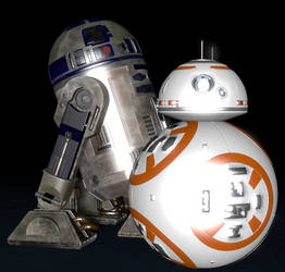 (SFM) R2-D2 and BB-8
