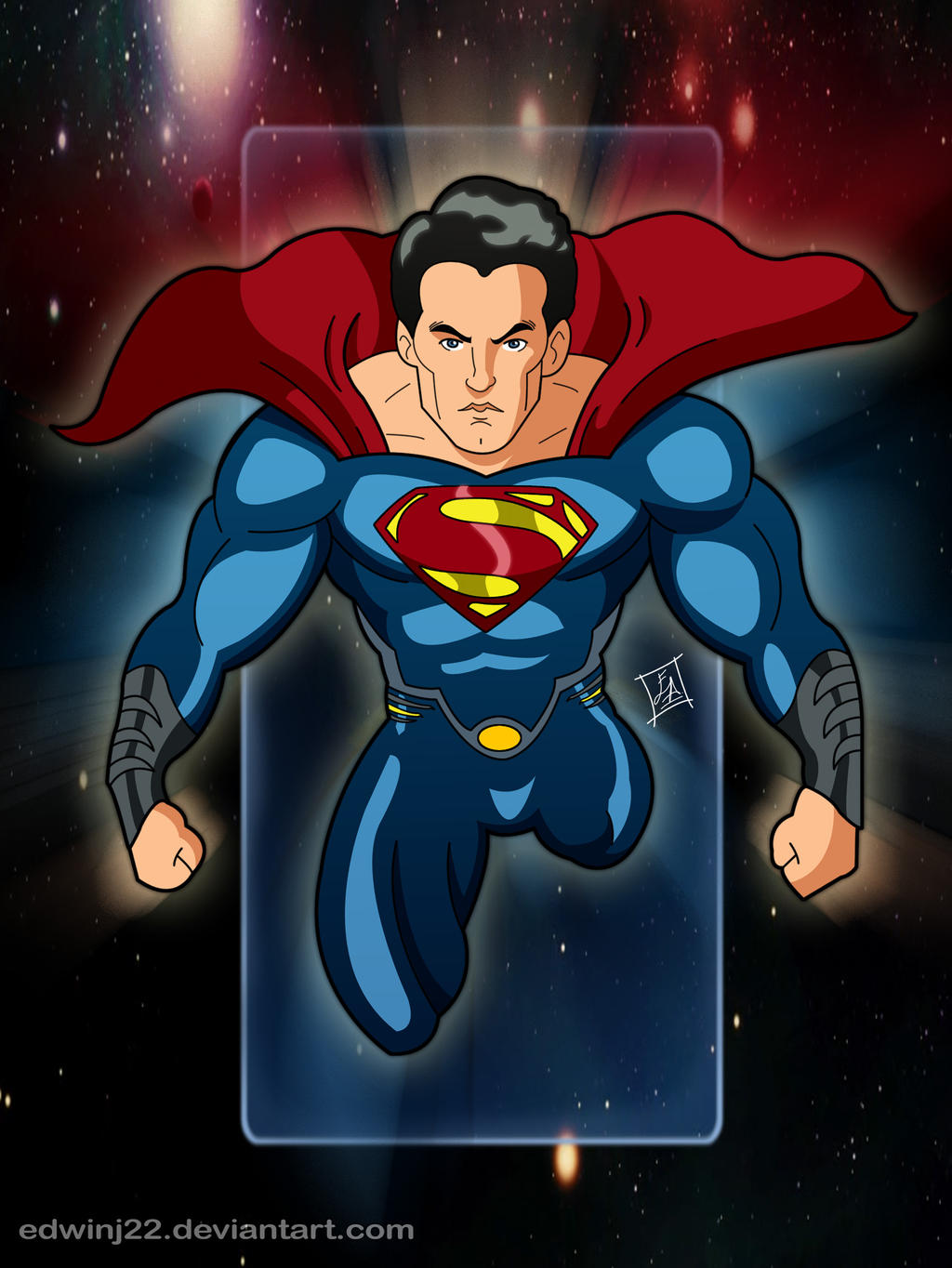 Superman Man of Steel without heat vision