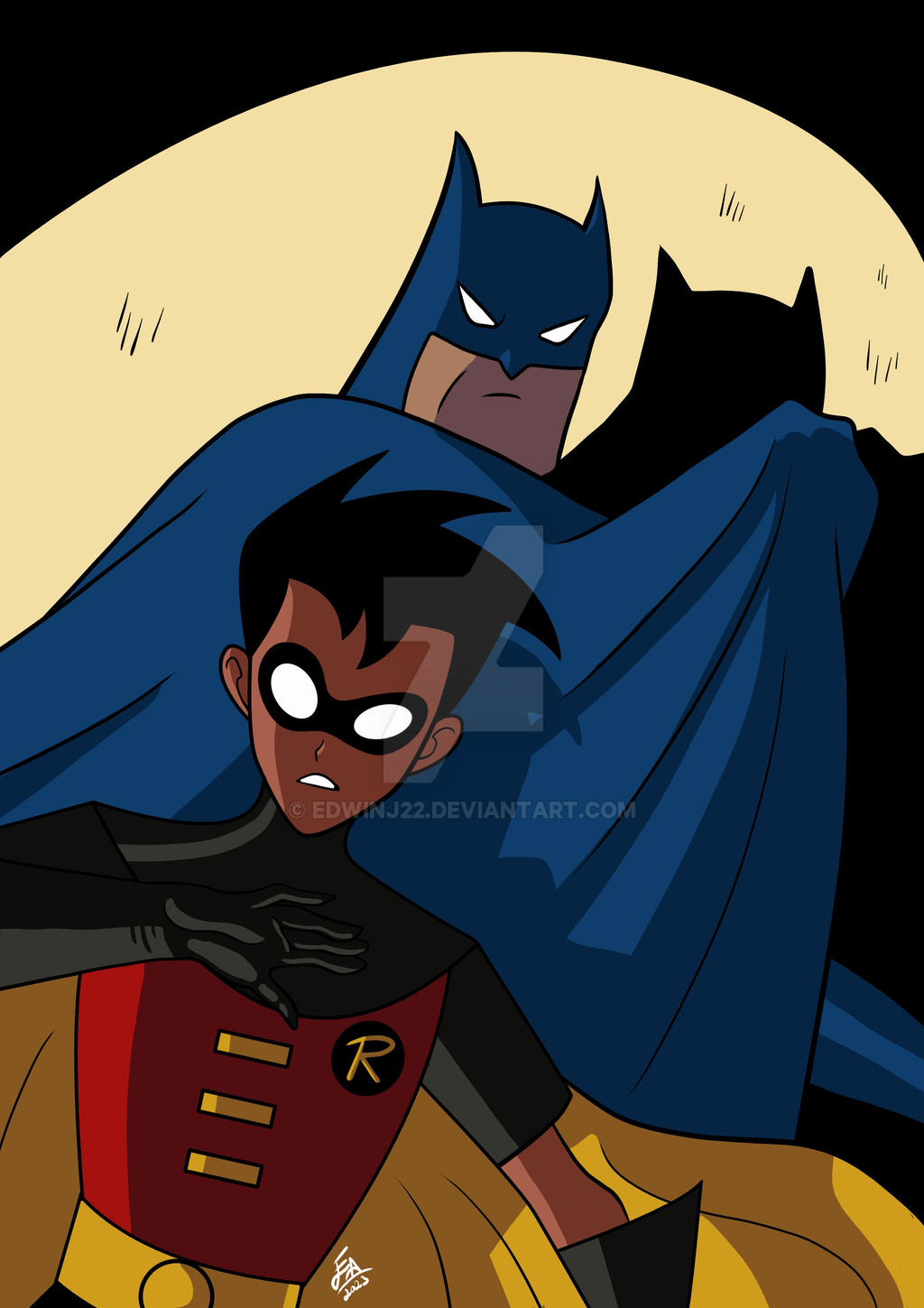Edwin Batman Bruce and Tim (BATMAN TAS) by edwinj22 on DeviantArt