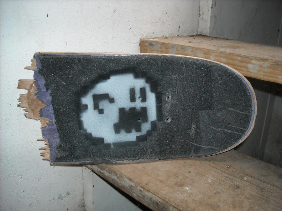 Mario Ghost grip tape tag