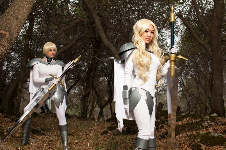 Claymore Clare and Teresa Faint Smile Cosplay