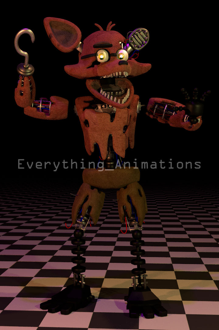 Withered Foxy by EverythingAnimations on DeviantArt