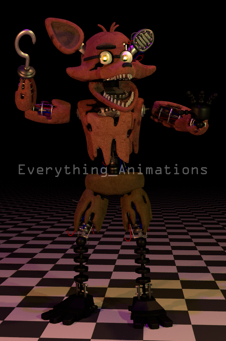 Withered Foxy (FNaF 1) by LukasEmanuel12 on DeviantArt