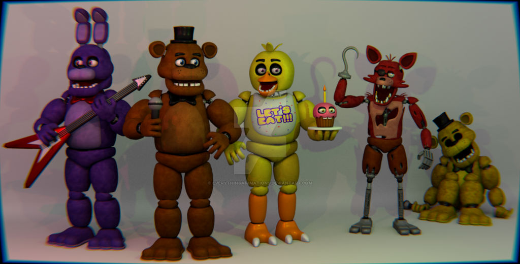 Sfm Fnaf Models Fnaf Models By Blender | Wait For The Blender Model