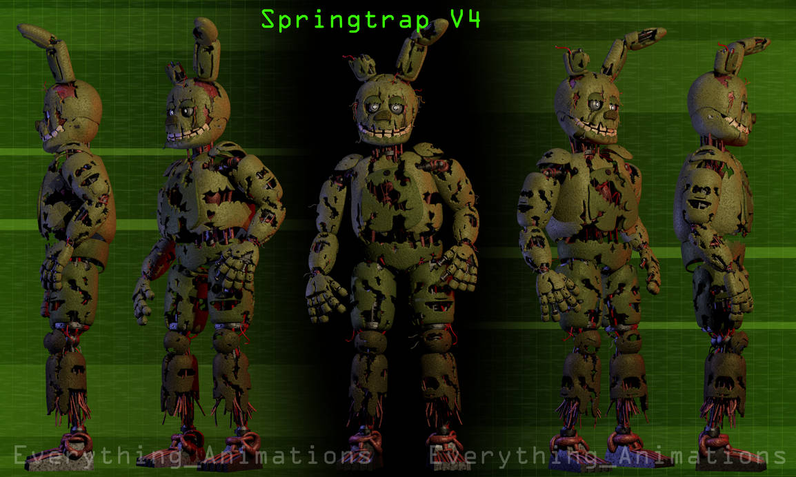 Springtrap V4 Complete by EverythingAnimations on DeviantArt