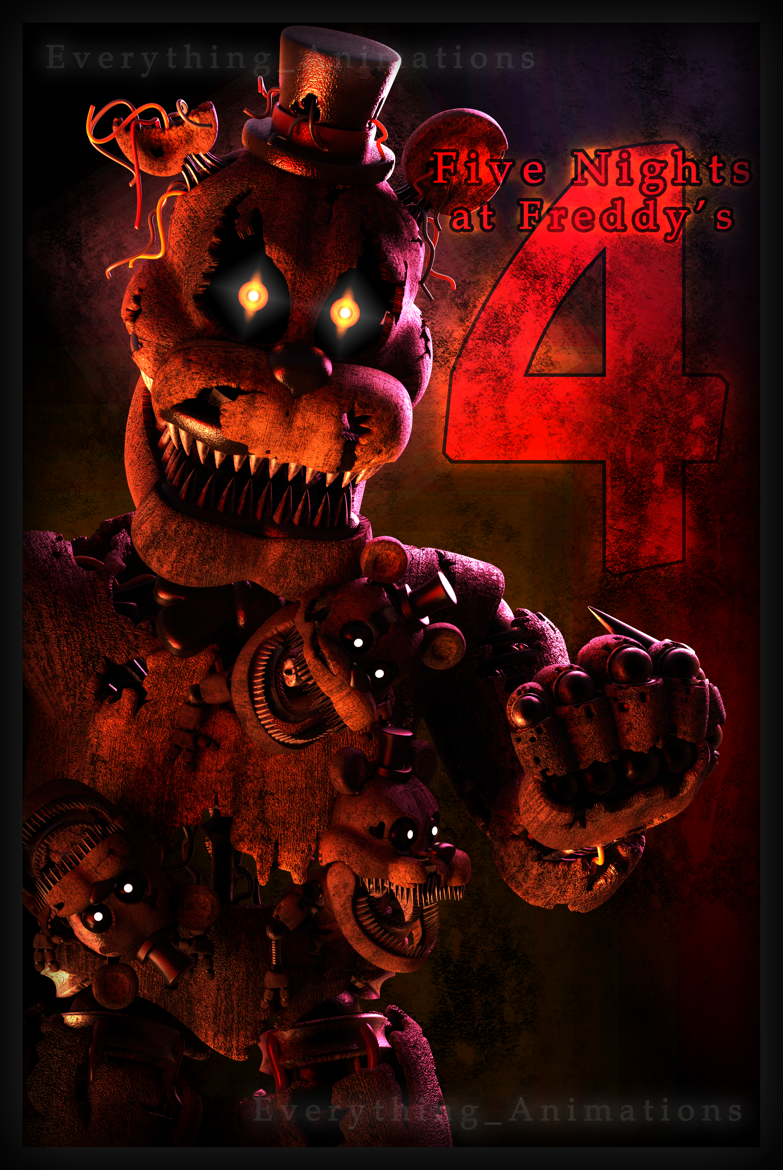 FNaF 4 poster : r/fivenightsatfreddys