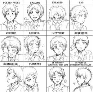 Pixiv Expression Meme - Eren Jeager