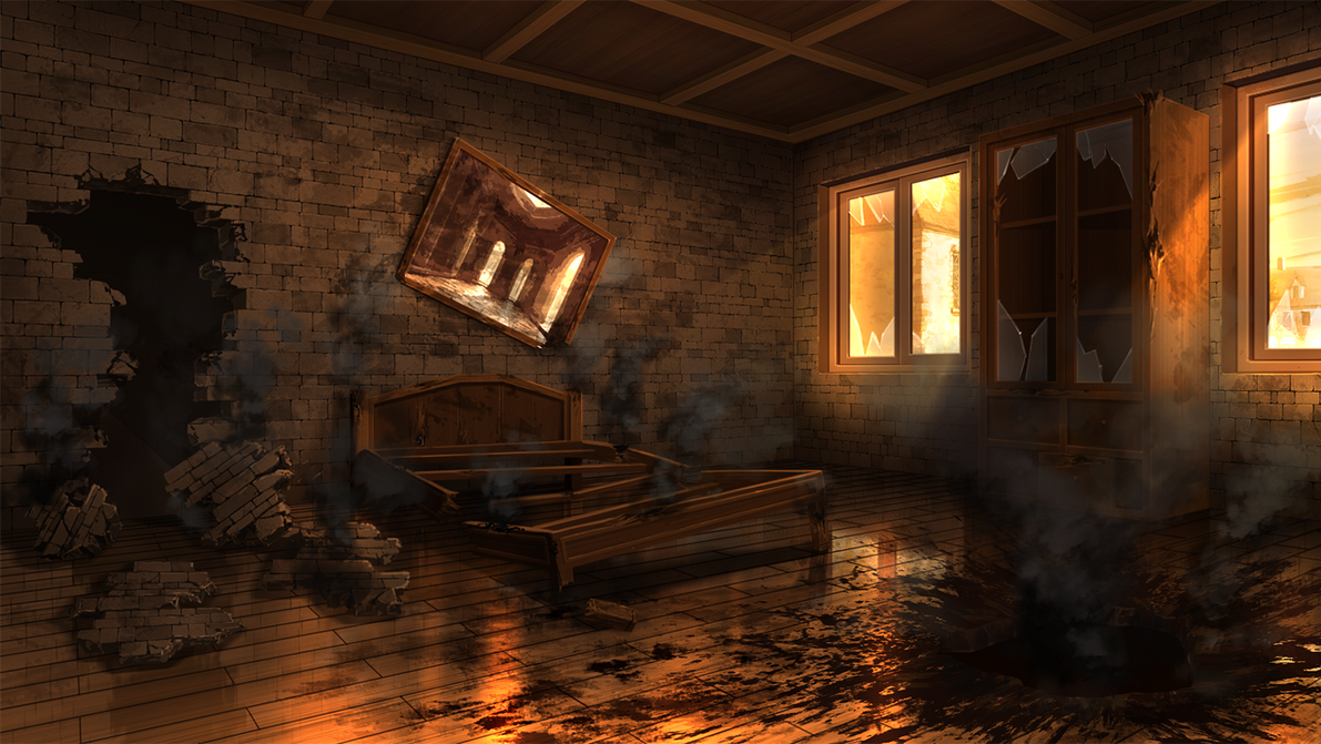 Another explosion - Room after the fire by wyne219 on DeviantArt