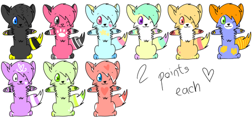 Point Adoptables .:2 POINTS EACH:.