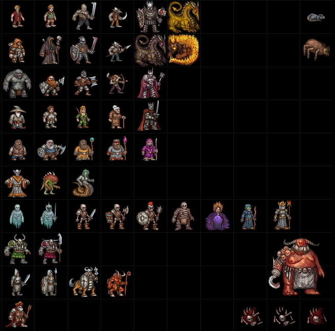 Monsters sprites by Tiodor on DeviantArt