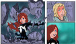 unreleased unfinished ariel symbiote comic. by DeathStrokeAC