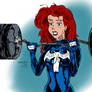 Symbiote Ariel: BARBELL CURLS