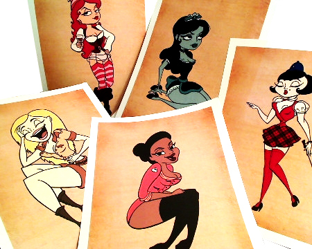 Cast Member Pin Up Prints