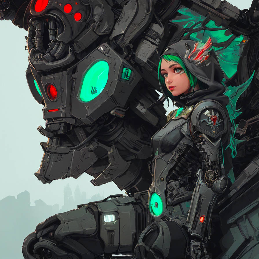 manga girl with insect robot by exatly on DeviantArt