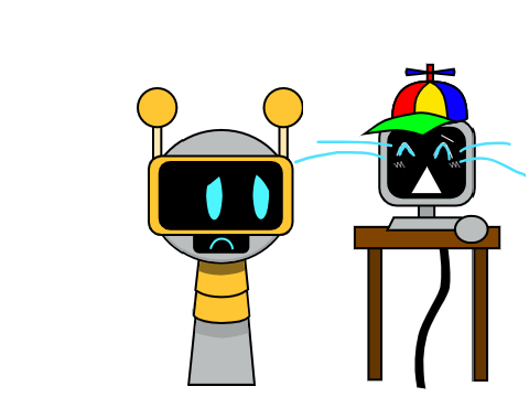 Poor Mr Fun Computer Mr.fun computer is sad by Nebula2376 on DeviantArt