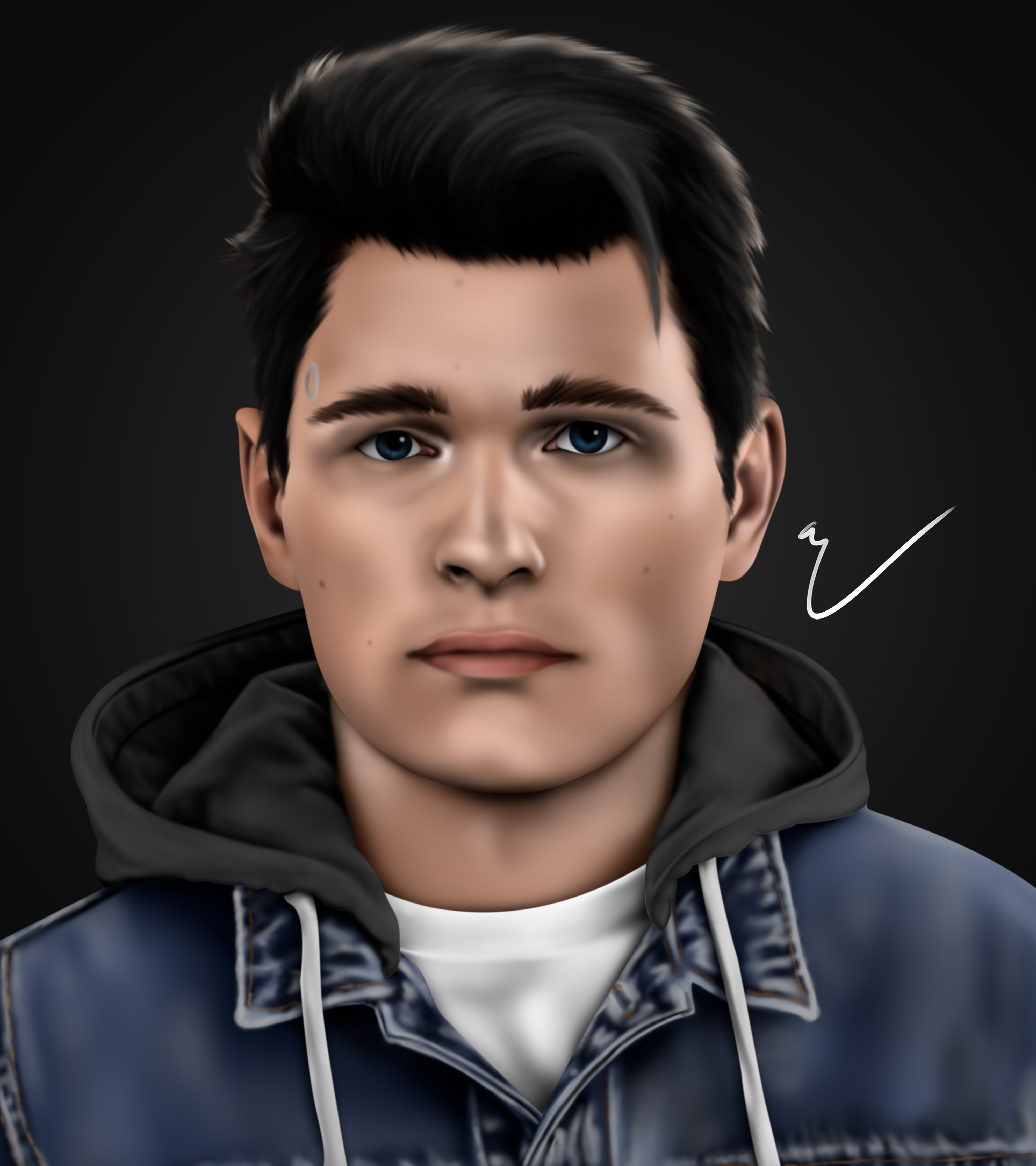 Conner Portrait Connor Portrait (2022) Alternative by Pixels400 on DeviantArt