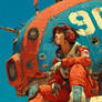 Full-body-shot-of-beautiful-european-female-pilot