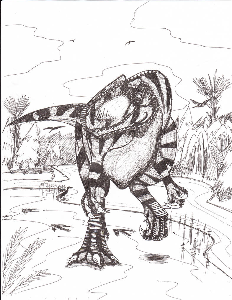 Shaochilong Maortuensis by Ichigo2468