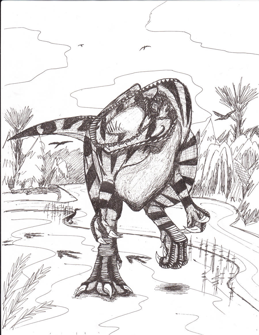 Shaochilong Maortuensis by Ichigo2468