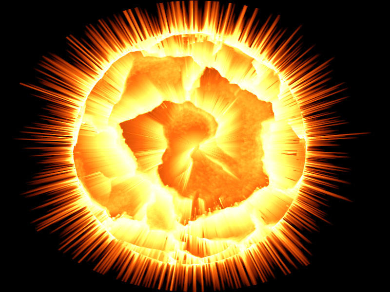 Exploding sun by 1337artist on DeviantArt