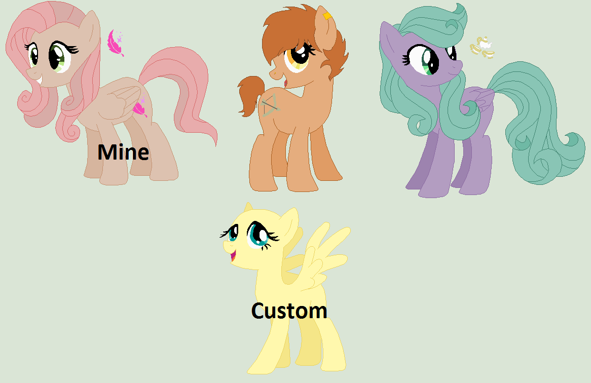 Flower PoniesxPegasi Jocks adopts