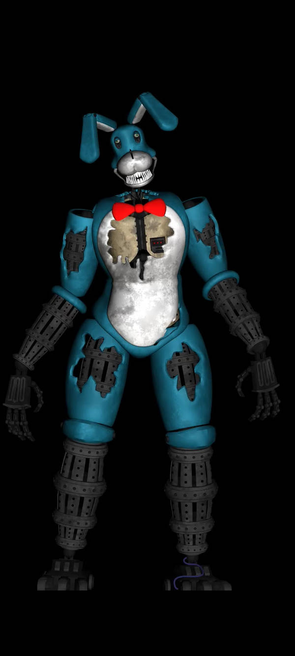 Bon the Rabbit withered Animatronics by Tyler3Dman on DeviantArt