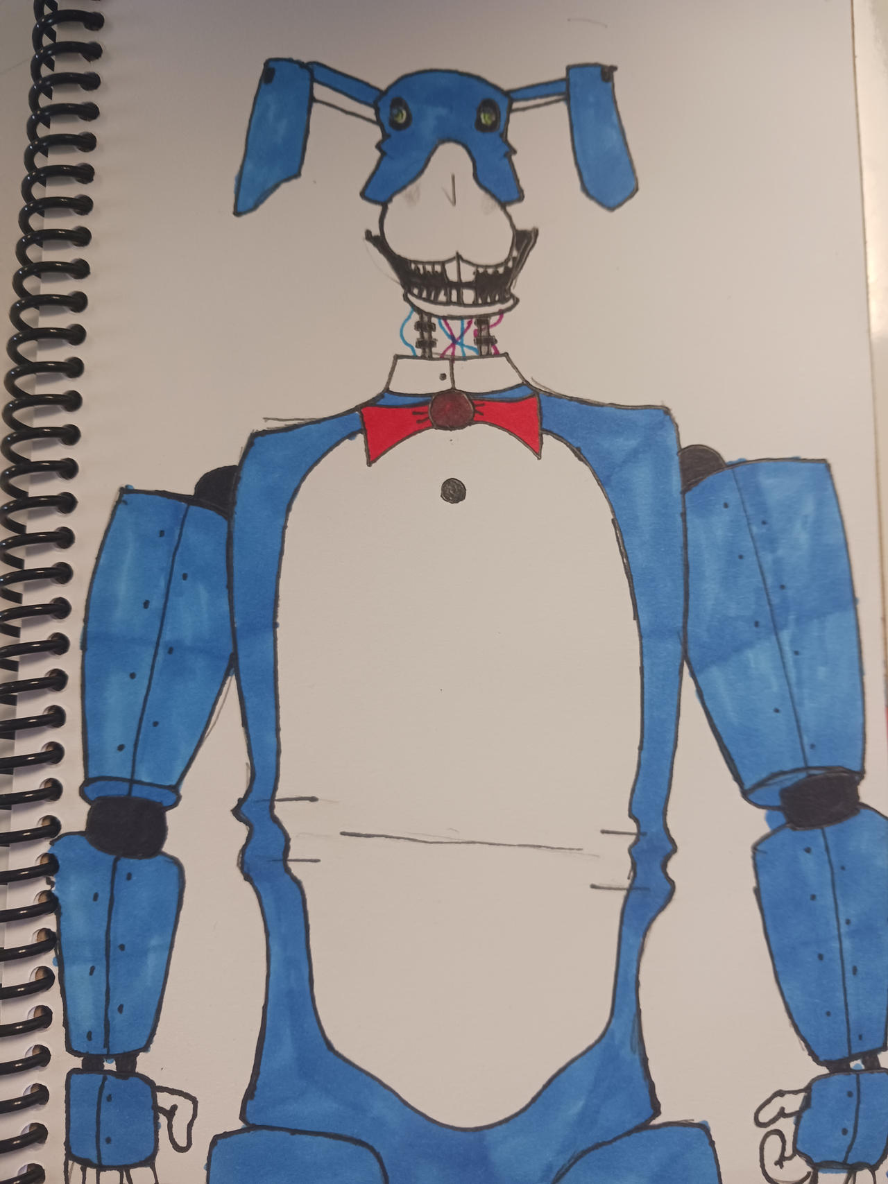 Drawing of Bon the Rabbit by Tyler3Dman on DeviantArt