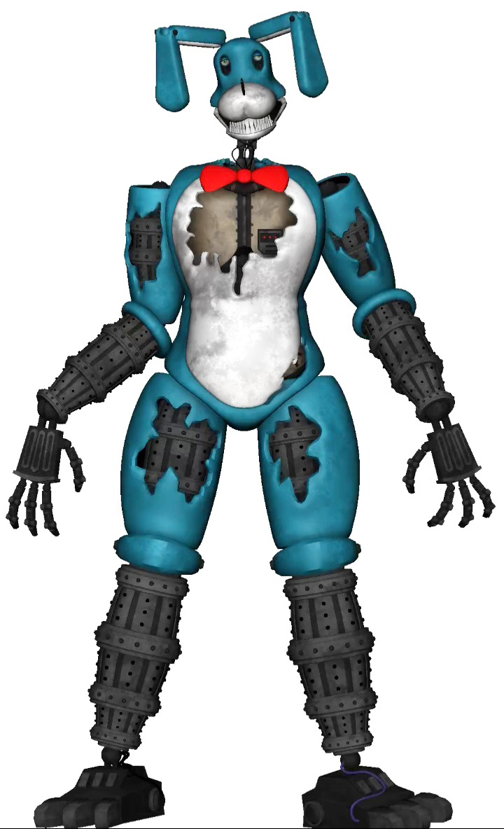 Original Pose of Bon the rabbit by Tyler3Dman on DeviantArt