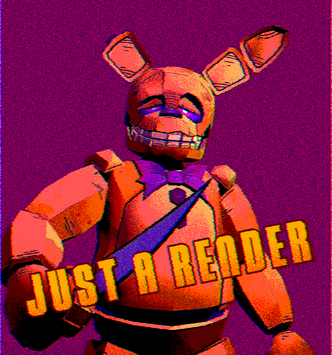 Retro Rabbit Fnaf Just a render from fnaf retro by Tyler3Dman on DeviantArt
