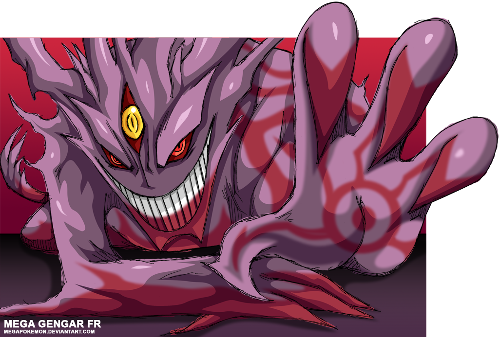 094 Mega Gengar by cumalee on DeviantArt