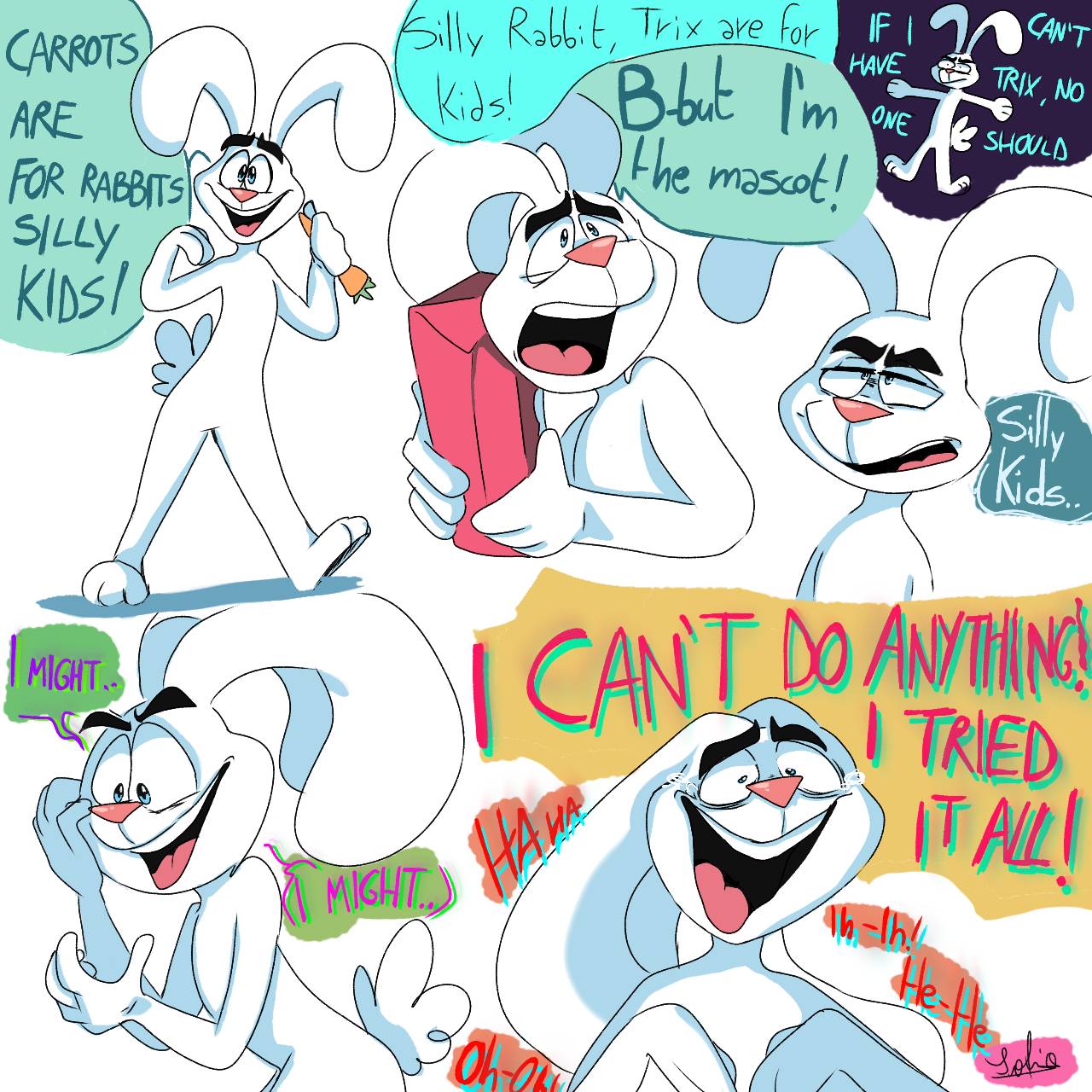 Trix Rabbit Spring Trap Trix rabbit by Sofiacusihuaman on DeviantArt