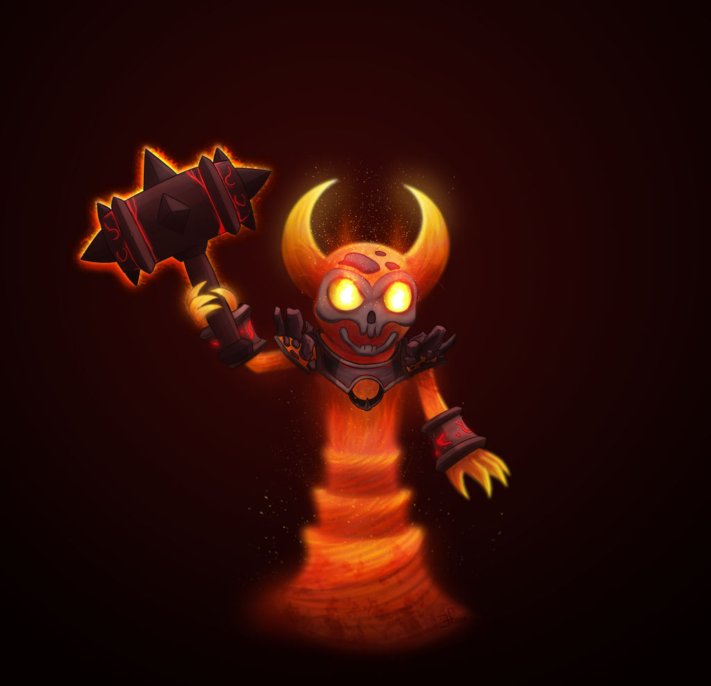 Behold lil' ragnaros by Effch on DeviantArt