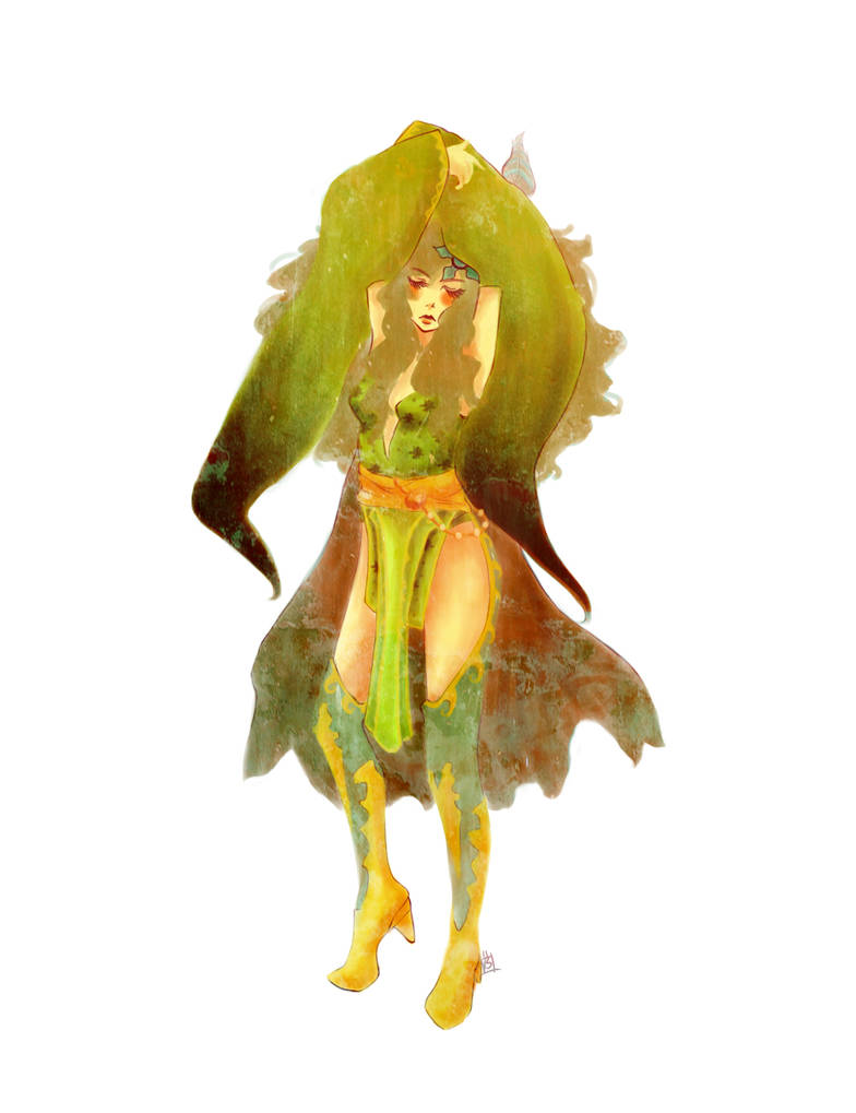 Child Rydia Sprit Rydia by VividSpider on DeviantArt