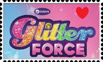 Glitter Force Fan Stamp by mewmewspike