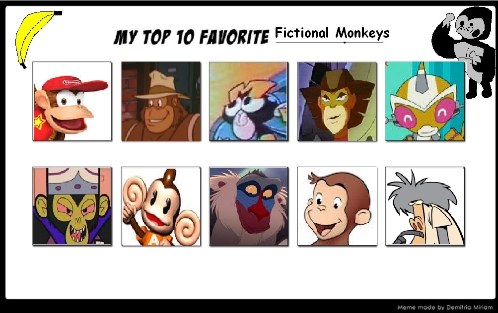 Primated Deviantart Mewmewspike's Top Ten Fictional Primates by mewmewspike on DeviantArt
