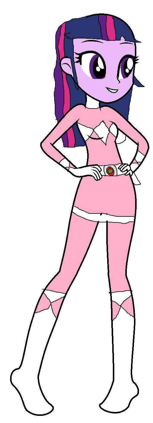 Twiight Sparkle As The Pink Ranger by mewmewspike on DeviantArt