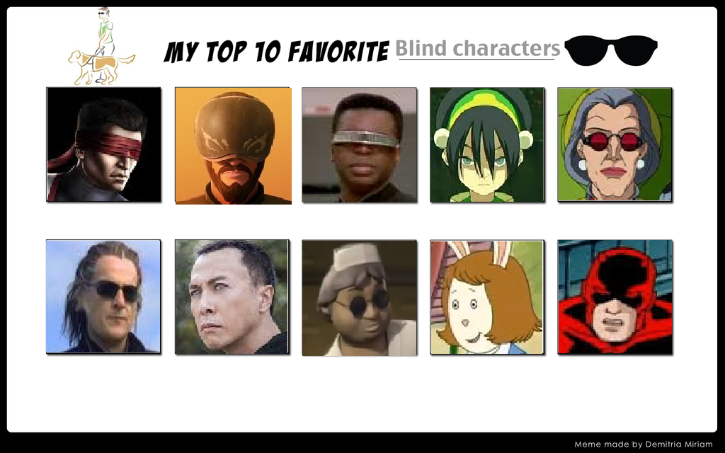10 Most Iconic Blind Anime Characters