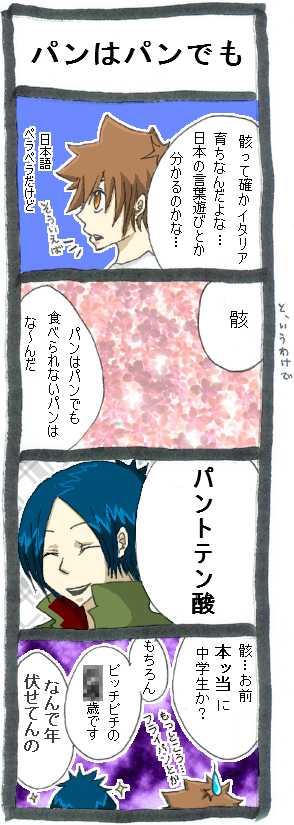 KHR fancomic: Wordplay