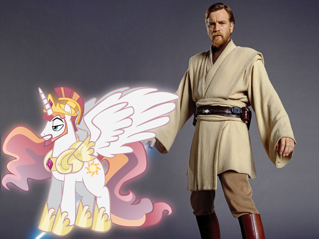 Pony-Wan Kenobi Wallpaper