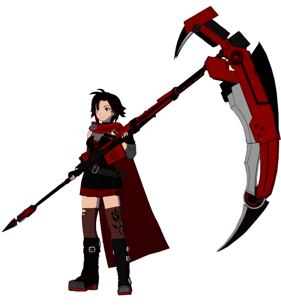 Ruby Rose (Remnant-718, Render 1) by Krrwby on DeviantArt